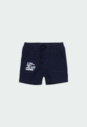 Knit bermuda shorts basic for baby boy_1