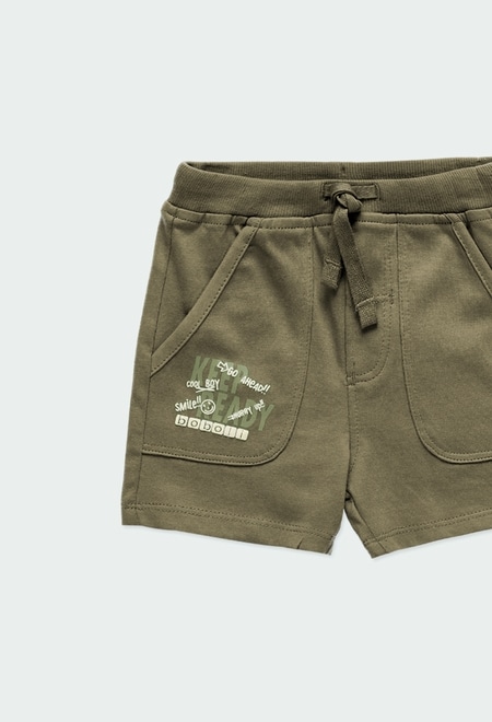 Knit bermuda shorts basic for baby boy_3