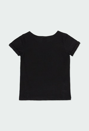 Knit t-Shirt flame for girl_2