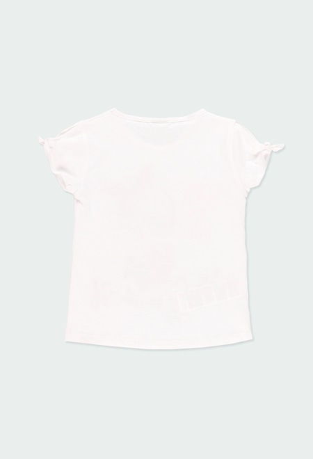 T-Shirt tricot flame imprimée pour fille_2