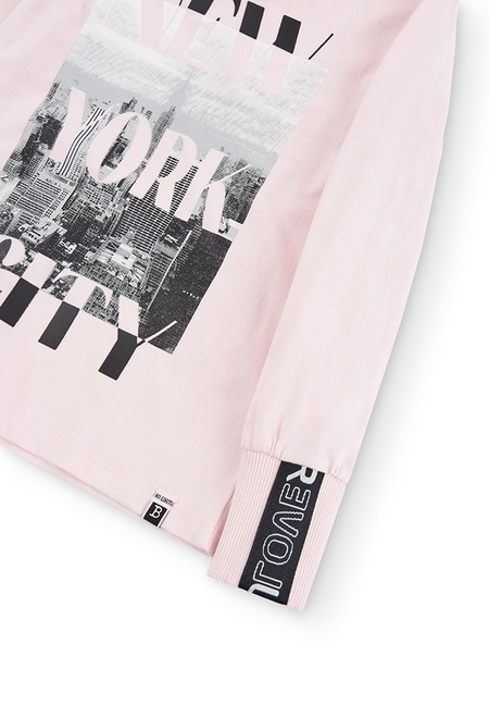 Knit t-Shirt "new york" for girl_4
