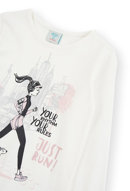 T-Shirt tricot "new york " pour fille_3