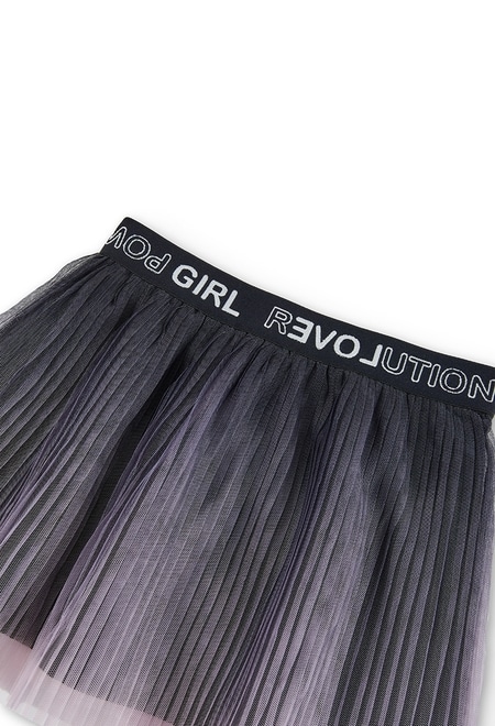 Tulle skirt printed for girl_4