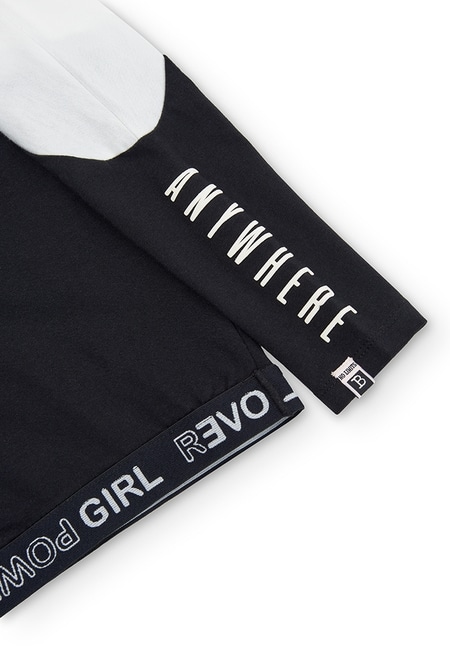 Knit hooded t-Shirt for girl_3