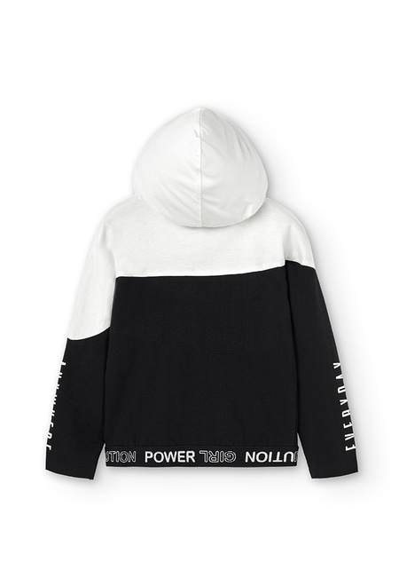 Knit hooded t-Shirt for girl_6