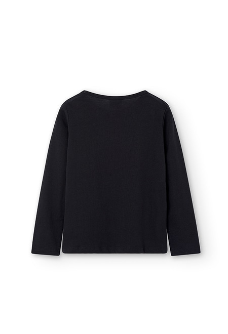 Knit t-Shirt long sleeves for girl_2