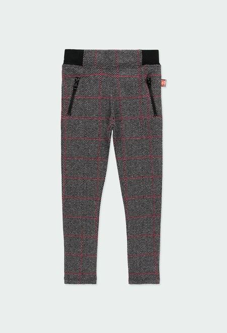 Knit trousers for girl_1