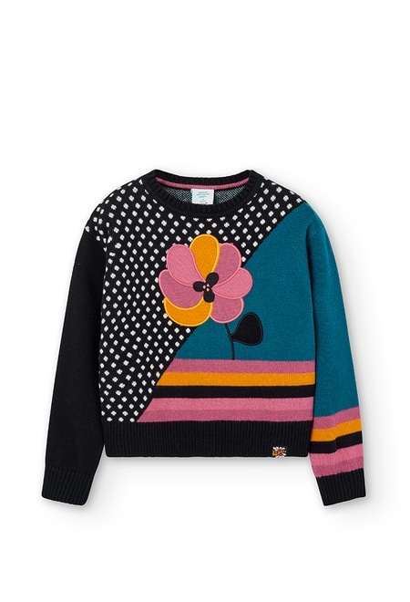 Pullover tricot para menina_2