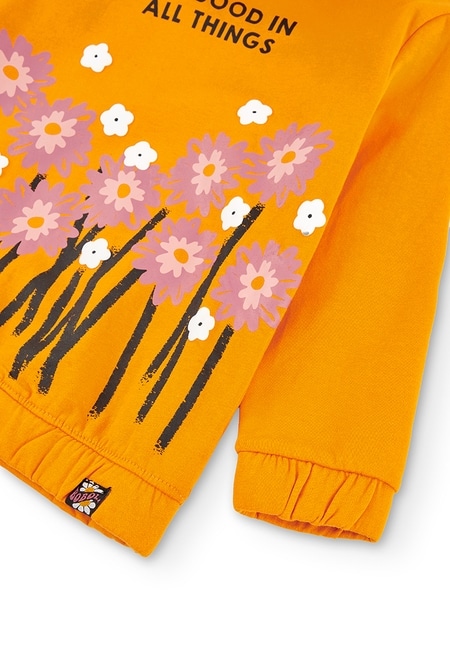 Pack en tricot bi matiere "a fleurs" pour fille_7