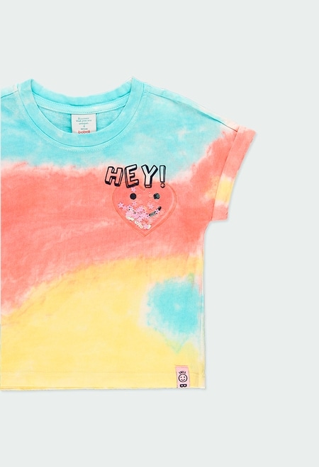 Knit t-Shirt dye for girl_3