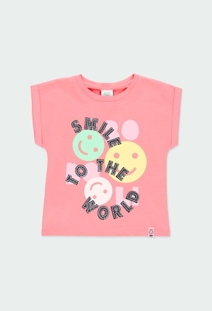 Camiseta punto "smaile" de niña_1