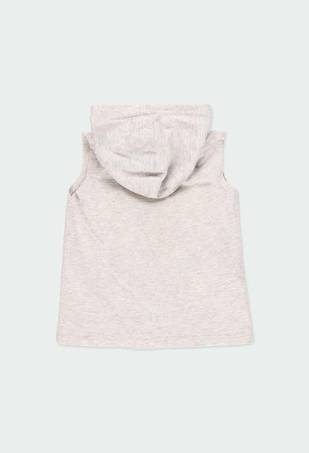 Knit hooded t-Shirt for girl_2