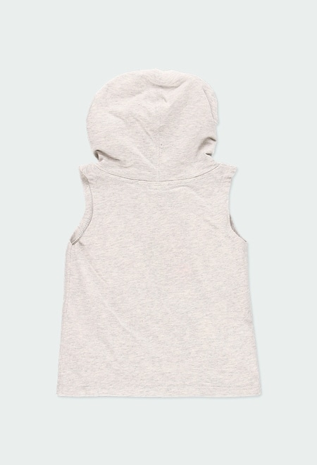 Knit hooded t-Shirt for girl_5