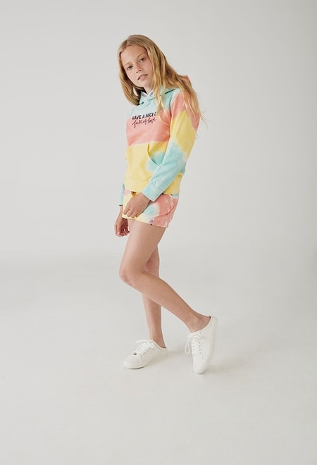 Fleece sweatshirt dye for girl_1