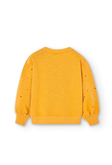 Fleece sweatshirt flame for girl_3
