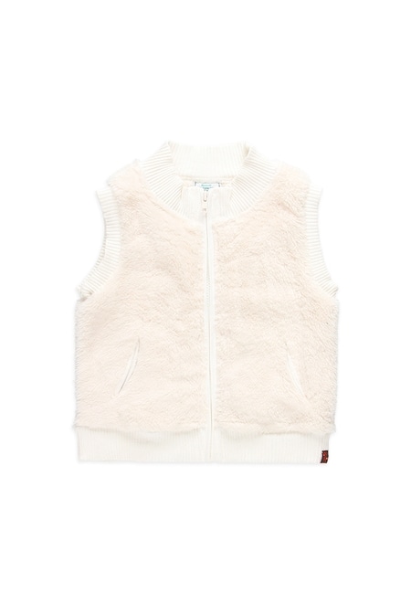 Fluffy vest for girl_2