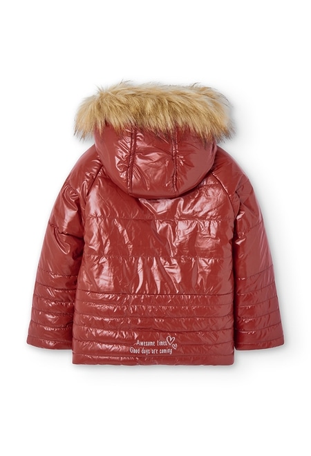 Reversible technical fabric parka for girl_5