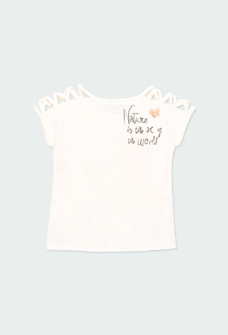 Knit t-Shirt flame for girl_2