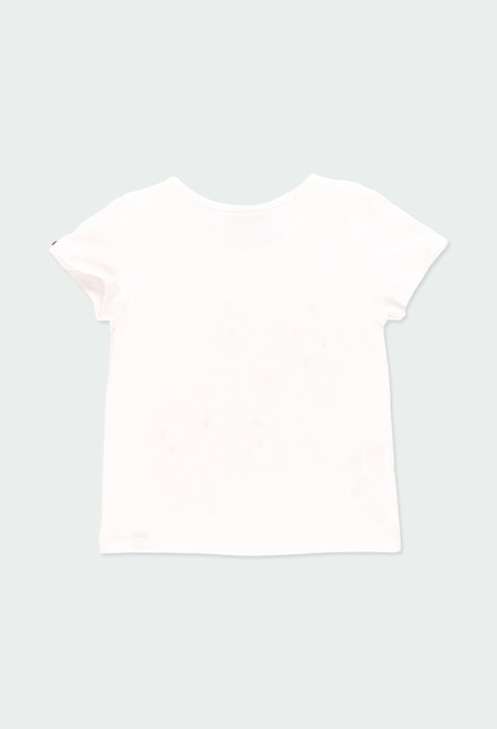 Knit t-Shirt flame "leaves" for girl_2