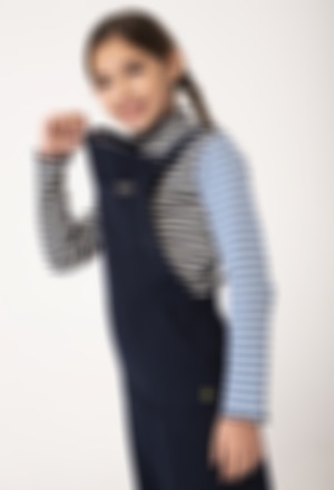 Dungarees knit for girl