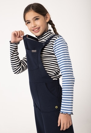 Dungarees knit for girl_1