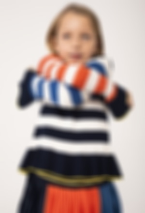 Jersey tricotosa listado de niña