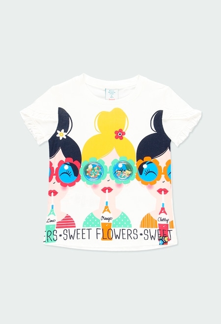 Knit t-Shirt for girl_1