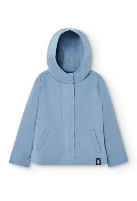 Fleece jacket hooded for girl_5