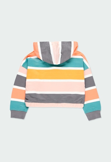 Sweatshirt striped for girl - organic_4