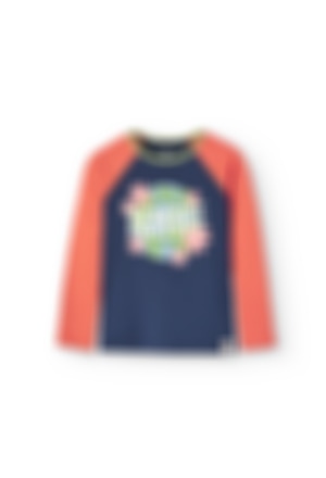 Knit t-Shirt for girl - organic