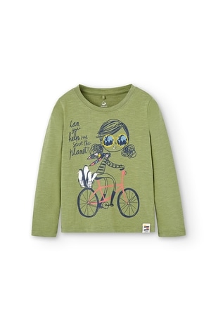Knit t-Shirt for girl - organic_1