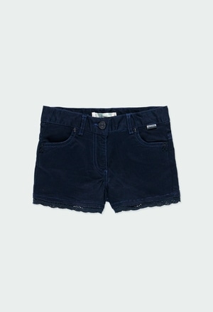 Stretch twil shorts for girl_1