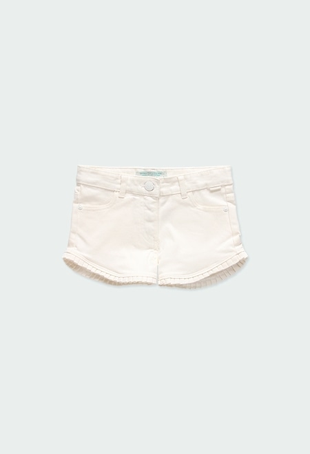 Stretch twil shorts for girl_1
