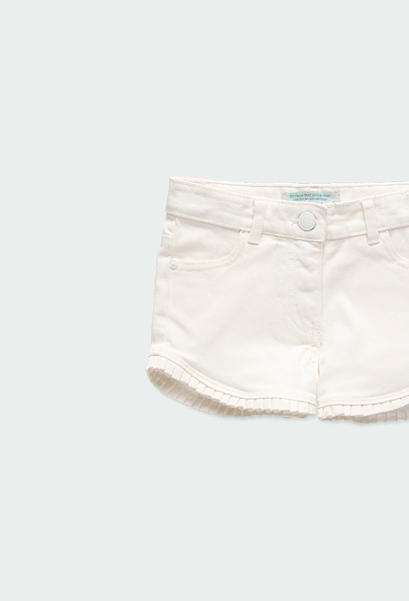 Stretch twil shorts for girl_3