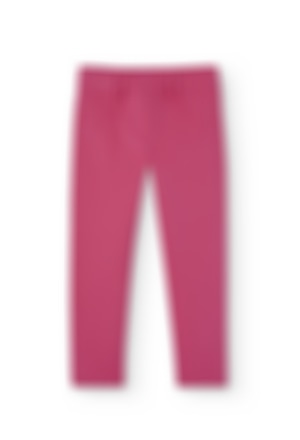 Stretch fleece trousers for girl