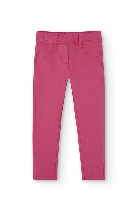 Stretch fleece trousers for girl_1
