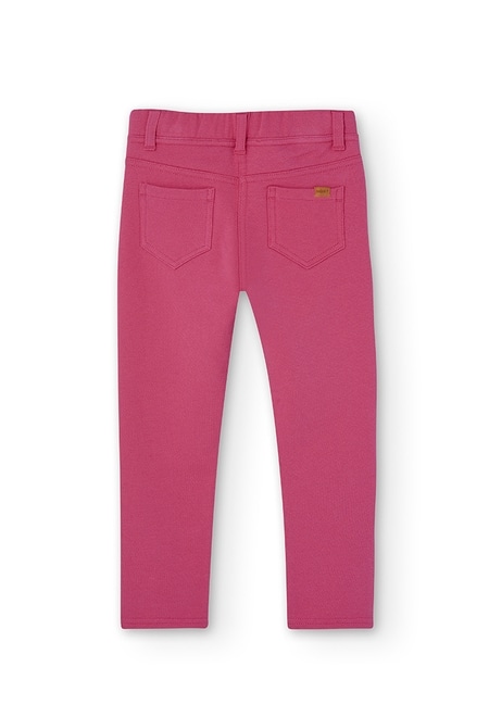 Stretch fleece trousers for girl_2