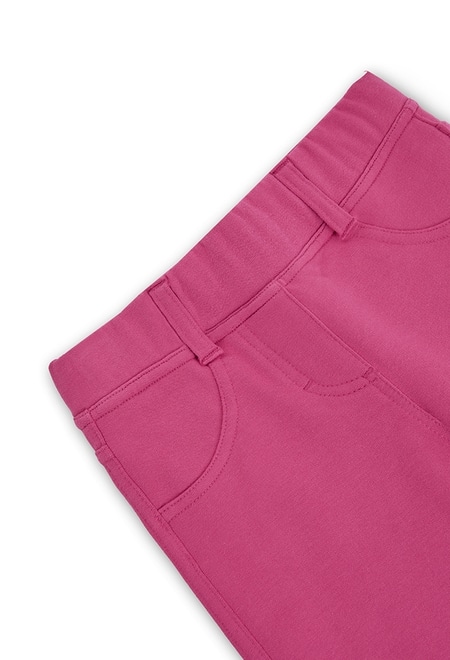 Stretch fleece trousers for girl_3