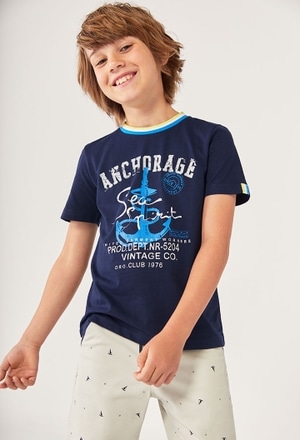 Knit t-Shirt "sea world" for boy_1