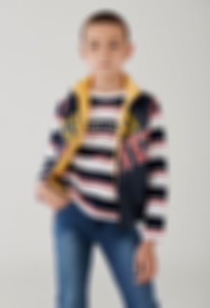 Knit t-Shirt striped for boy