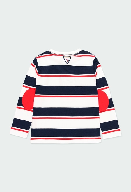 Knit t-Shirt striped for boy_3