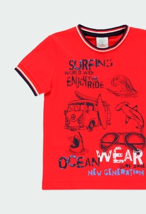 T-Shirt gestrickt "surfing" für junge_3