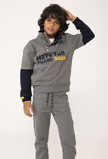 Fleece sweatshirt for boy_1