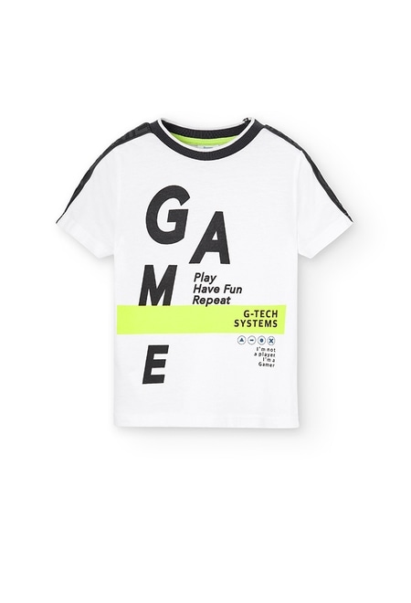 Camiseta punto "game" de niño_1