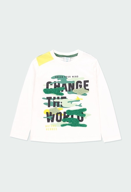 T-Shirt gestrickt für junge - organic_1