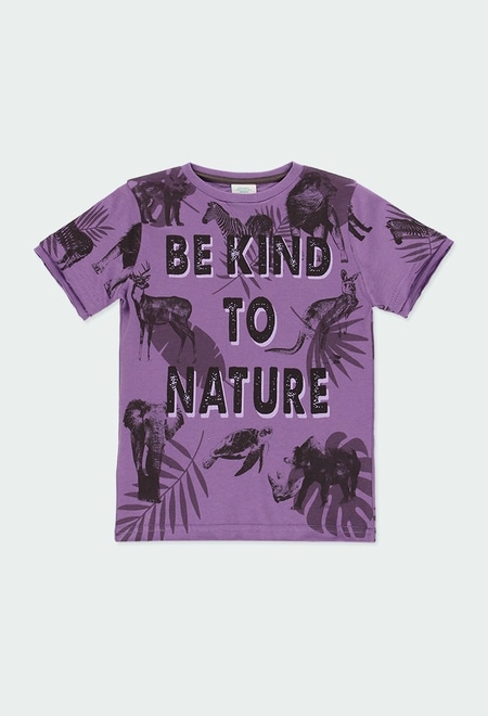 T-Shirt tricot "animaux" pour garçon_2