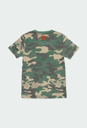 T-Shirt tricot camouflage pour garçon_3