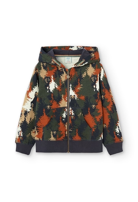 Fleece jacket hooded for boy_1