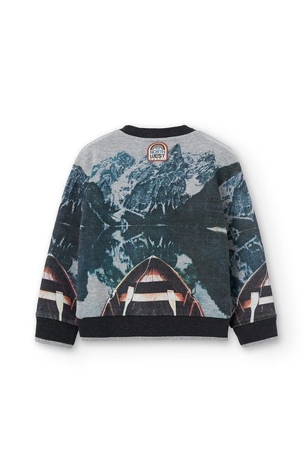 Fleece sweatshirt printed for boy_3
