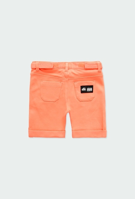 Fleece bermuda shorts for boy_2